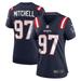 Women's Nike DaMarcus Mitchell Navy New England Patriots Game Player Jersey