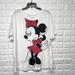 Disney Tops | Disney Minnie Mouse Big Graphic T Shirt Women Size 3x Euc | Color: White | Size: Xl