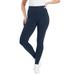 Plus Size Women's Classic Ankle Legging by June+Vie in Navy (Size 10/12)