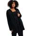 Plus Size Women's Zip-Up French Terry Hoodie by June+Vie in Black (Size 22/24)