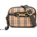 Burberry Bags | Burberry Vintage Check Logo Leather Belt Crossbody Bag | Color: Black/Gold | Size: Os