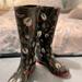 Kate Spade Shoes | Kate Spade Floral Rain Boots Wmns 8 | Color: Black | Size: 8