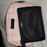 Victoria's Secret Bags | 2 Victoria Secret Makeup Cosmetic Bags | Color: Black/Pink | Size: Os