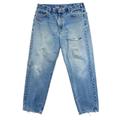 Carhartt Jeans | Carhartt Denim Jeans B17 40 30 Wide Leg Destroyed Light Wash Relaxed Fit Y2k 90s | Color: Blue | Size: 40