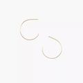 Madewell Jewelry | Madewell Delicate Collection Demi-Fine 14 K Gold Filled Hoop Earring | Color: Gold | Size: Os