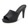 High-Heel-Pantolette, Damen, Gr. 40, schwarz, Obermaterial: 100% Lederimitat. Futter: 100% Lederimitat. Decksohle: 100% Lederimitat. Laufsohle: 100% Synthetik, LASCANA BELLE AFFAIRE, unifarben, sexy, Schuhe Pantolette, Mule, Sandale, offener Schuh...