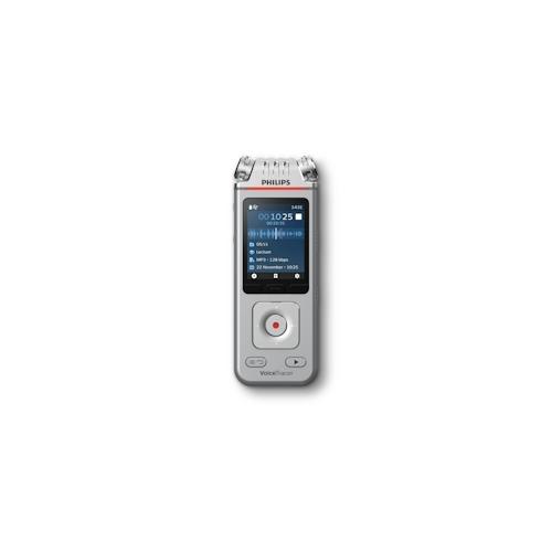 Philips Voice Tracer DVT4110/00 Diktiergerät Flash card Chrom, Silber