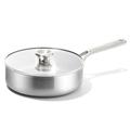 OXO Mira 3-Ply Stainless Steel Sauté Pan w/ Lid, 3.25 Qt Stainless Steel in Gray | 9.5 W in | Wayfair CC005889-001