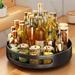 SAYZH Rotating Spice Rack Metal in Black | 12 H x 12 W x 2 D in | Wayfair SAYZH-0001