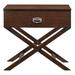 Latitude Run® 1 - Drawer Nightstand in Cappuccino Wood in Brown | 25 H x 16 W x 22 D in | Wayfair F2144BE119DF4D21ADBD9B0837B1AD49