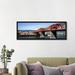 Ebern Designs Panoramic Broadway Bridge across Willamette River, Portland, Oregon Photographic Print on Canvas in White | Wayfair
