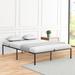 Metal Platform Bed Frame with Sturdy Steel Bed Slats Mattress Foundation No Box Spring Needed Large Storage Space