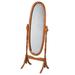 Canora Grey Oval Cheval Mirror In Oak Finish | Wayfair 7A81FC4CC2D04700938F7E2B65FB31C3