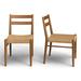 Birch Lane™ Dalia Dining Chair Wood in Brown | 33.46 H x 21.26 W x 21.65 D in | Wayfair 75CF26EE2DFB466ABF27CEEF80B7B996