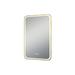 Orren Ellis Krystina Lighted Framed Wall Mounted Bathroom/Vanity Mirror in Gold in White | 36 H x 48 W in | Wayfair