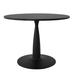 Wade Logan® Betania 35" Pedestal Dining Table Wood/Metal in Black/Brown/Gray | 29.5 H x 35 W x 35 D in | Wayfair 6A252B815B4D401087B7555C127CD07E