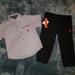 Polo By Ralph Lauren Matching Sets | Nwt Boy's Polo Matching Shirt & Pants Set 2t | Color: Black/Gray | Size: 2tb