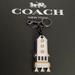 Coach Accessories | F57238 Coach Nasa Silver Rocket Shuttle Leather Keychain Fob Bag Charm Nwot | Color: Black/Silver | Size: Os