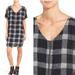 Madewell Dresses | Madewell Buffalo Check Zip Front Dress | Color: Black/White | Size: Xs