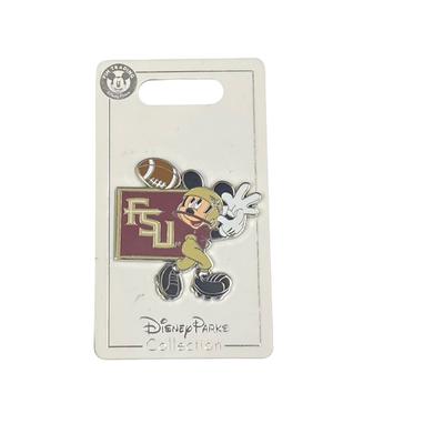 Disney Other | Disney Ncaa Football Team Series Pin - Florida State University Fsu | Color: Red | Size: Os