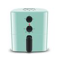 Elite Gourmet EAF-3218BL Personal Compact Space Saving Electric Hot Air Fryer Oil-Less Healthy Cooker, Timer & Temperature Controls, PFOA Free, 700-Watts with Recipes, 1 Quart, Mint