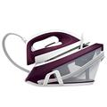 Tefal SV7120G0 Express Compact Iron, Anti-Scale Steam Generator Iron, 6-Bar Pump, 1.7 L Water Tank, Up to 350g/min Steam Boost, Energy Saving Eco Mode, Tough Creases, Auto-Off Function, Maroon