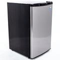 Avanti Products Avanti 4.4 cu. ft. Compact Refrigerator Metal in Gray | 33 H x 19.25 W x 22 D in | Wayfair RM4436SS