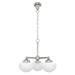 Hunter Fan Hunter Saddle Creek 3 Light Convertible Chandelier Ceiling Light Fixture Metal in Gray | 17.25 H x 20.25 W x 20.25 D in | Wayfair 19355