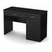 Latitude Run® Desk Wood in Black/Brown | 30 H x 19 W x 18.75 D in | Wayfair 4C6FB3B5CBC64FC1A8F2219ADE839DBB
