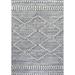 White 60 x 36 x 0.79 in Area Rug - The Twillery Co.® Dardanelle Moroccan Machine Woven Area Rug in Gray/Ivory | 60 H x 36 W x 0.79 D in | Wayfair