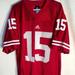 Adidas Shirts | Adidas Ncaa Wisconsin Badgers #15 Red Football Jersey Size S, M, L, Xl, Or Xxl | Color: Red | Size: Various