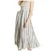 Free People Dresses | Free People Stripe Me Up Strapless Midi Dress Size Small | Color: Cream | Size: S