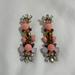 J. Crew Jewelry | Jcrew Mixed Stone Earings | Color: Gold/Pink | Size: Os