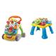 Vtech 80-505604 Babys Lauflernwagen, Laufwagen, Mehrfarbig & Baby Abenteuer Spieltisch – Bunter Babyspieltisch mit 6 Spielfeldern und interaktiven Elementen