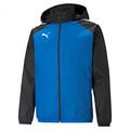 PUMA TeamLIGA All Weather Regenjacke Kinder blau/schwarz, 164