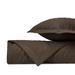 Home Treasures Linens Egyptian Certified 3 Piece Coverlet Set 100% Eygptian Cotton/Sateen in Brown | King Coverlet + 2 King Shams | Wayfair