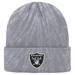 Youth Gray Las Vegas Raiders Tie-Dye Cuffed Knit Hat