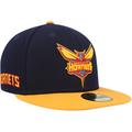 Men's New Era Navy/Gold Charlotte Hornets Midnight 59FIFTY Fitted Hat