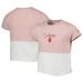 Girls Youth League Collegiate Wear Pink/White Indiana Hoosiers Colorblocked T-Shirt