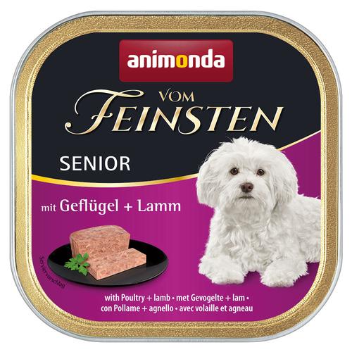 24x150g Senior volaille, agneau Animonda Vom Feinsten - Pâtée pour chien