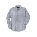 Men's Big & Tall KS Signature Wrinkle-Free Oxford Dress Shirt by KS Signature in Grey Plaid (Size 18 1/2 33/4)