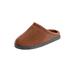 Men's Fleece Clog Slippers by KingSize in Dark Mocha (Size 14 M)