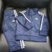 Adidas Matching Sets | Baby Adidas Navy Blue Track Suit | Color: Blue/White | Size: 12mb