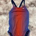 Nike Swim | Nike One Piece Swimsuit | Color: Blue/Red | Size: 8