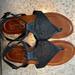 Jessica Simpson Shoes | Black Jessica Simpson Sandals | Color: Black/Brown | Size: 7.5