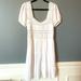 Jessica Simpson Dresses | New Jessica Simpson White Dress With Crochet - Size Small | Color: White | Size: S