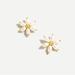 J. Crew Jewelry | Jcrew Freshwater Pearl Petal Stud Earrings | Color: Gold/Tan | Size: Os