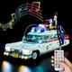 Kyglaring LED Light Kit for Lego Icons Ghostbusters Ecto-1 Car Building Set, The Lighting Set Designed for Lego 10274； Built-in Multiple Light Effect, Nostalgic Collection Gifts（RC Sound Version）