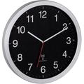 Tfa Dostmann - Horloge murale 60.3545.01 radiopiloté(e) 400 mm x 50 mm x 400 mm argent grand écran