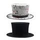 Chapeau haut de forme noir pliable pour magicien accessoire de magie de printemps gimmick